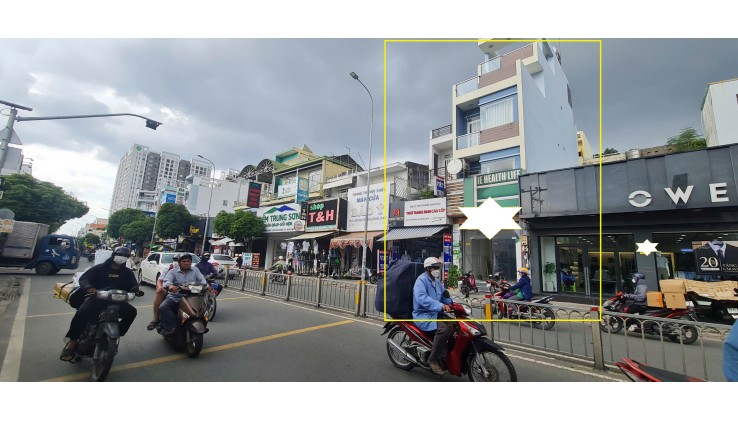 HIẾM-Cho thuê nhà mặt tiền Hòa Bình 72m2, 3Lầu+ST-SÁT CHỢ
